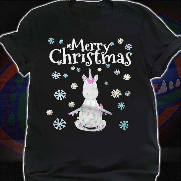 Unicorn Christmas Design For Women Or Girls Shirt t-shirt