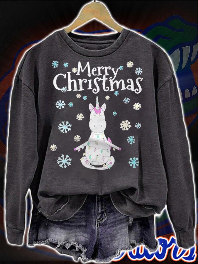 Unicorn Christmas Design For Women Or Girls Shirt t-shirt