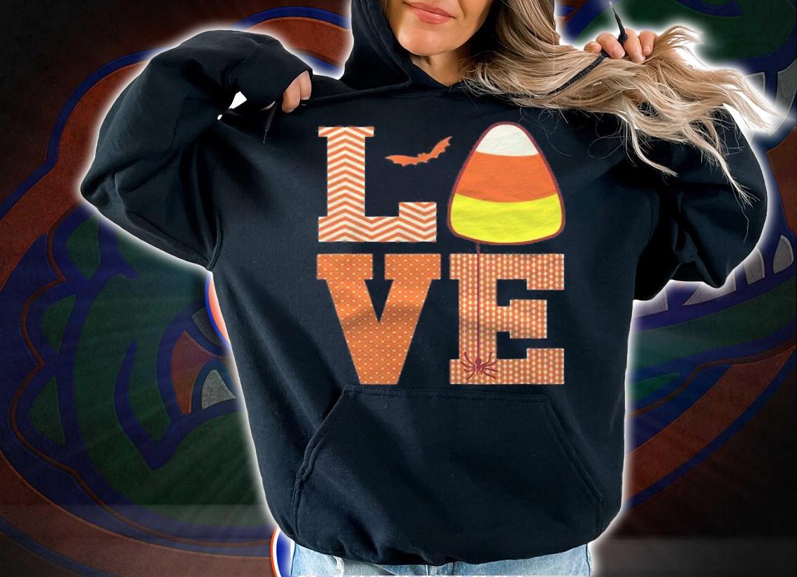 Cute Love Halloween Candy Corn Shirt t-shirt