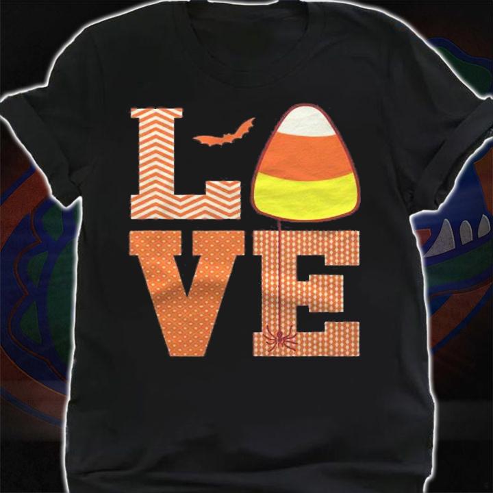 Cute Love Halloween Candy Corn Shirt t-shirt