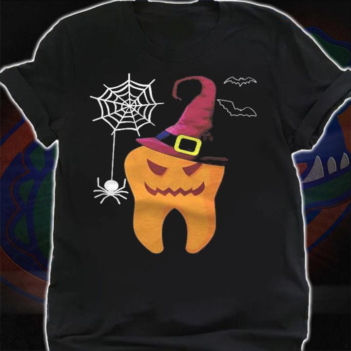 Halloween Dental Assistant Dentist Witch Spooky Thooth Gift T-shirt t-shirt shirt