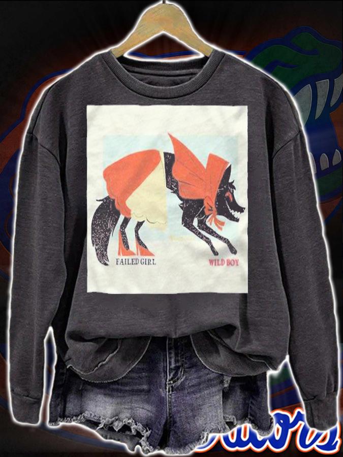 Little red riding hood failed girl honeydotes wild boy T-shirt t-shirt sweatshirt