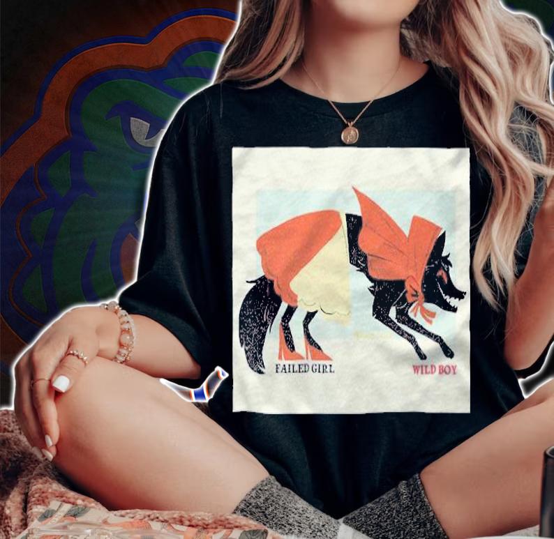 Little red riding hood failed girl honeydotes wild boy T-shirt t-shirt woman shirt
