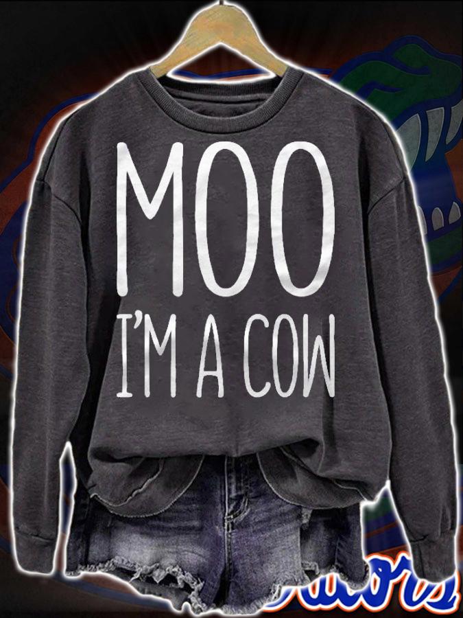 Moo Im A Cow Costume Halloween Gift Premium Shirt t-shirt sweatshirt
