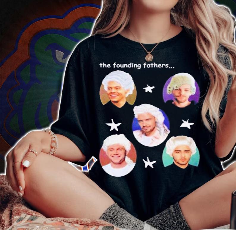 One Direction The Founding Fathers Shirt t-shirt