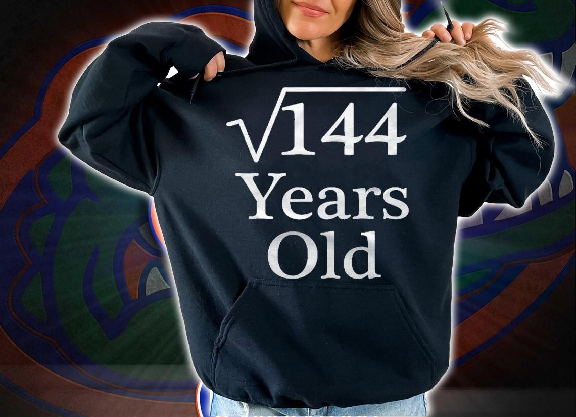 Square Root Of 144 Years Old Shirt 12 Yrs B-Day Gift Shirt t-shirt