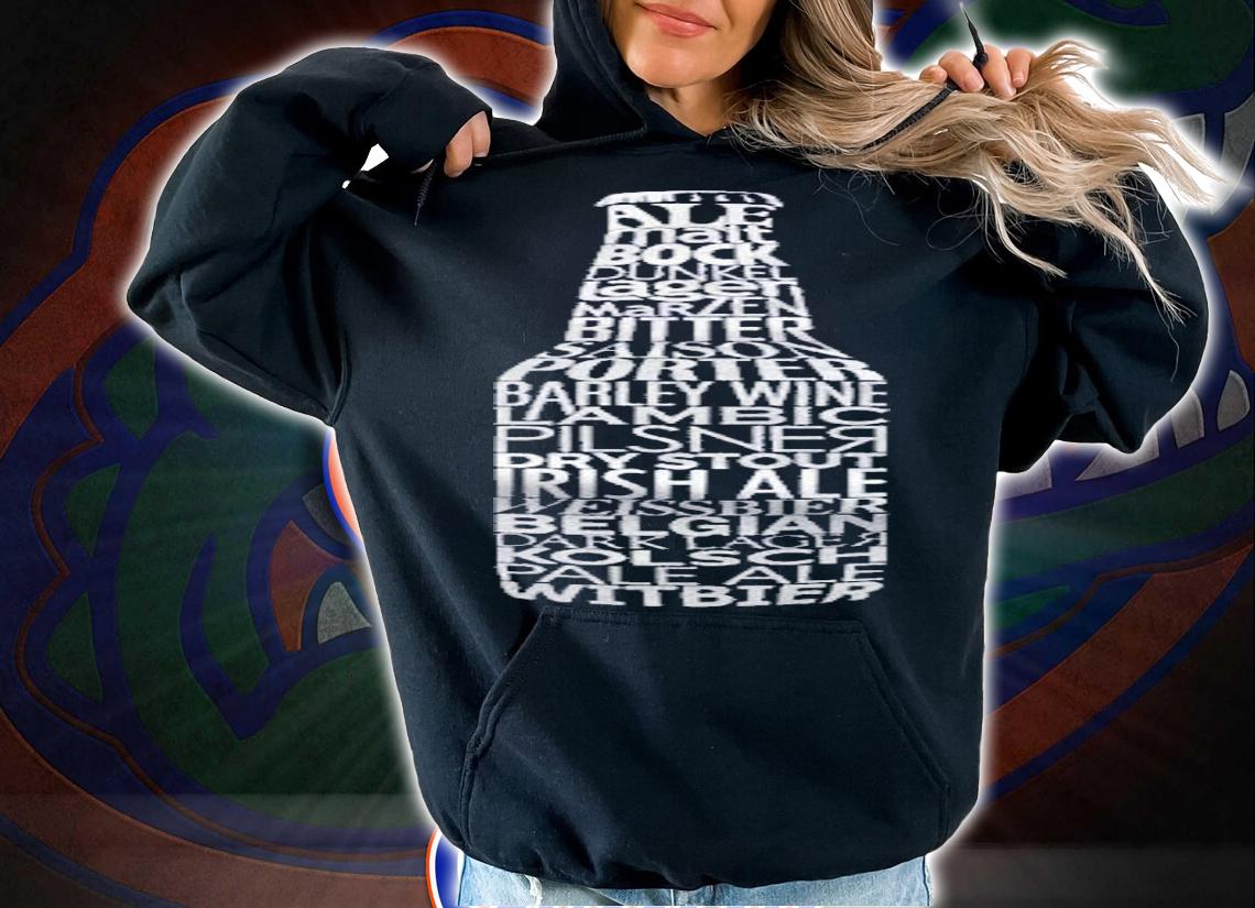Types Of Beer Bottle Beer Lover Shirt t-shirt hoodie