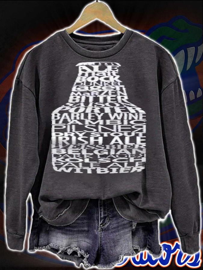 Types Of Beer Bottle Beer Lover Shirt t-shirt sweatshirt