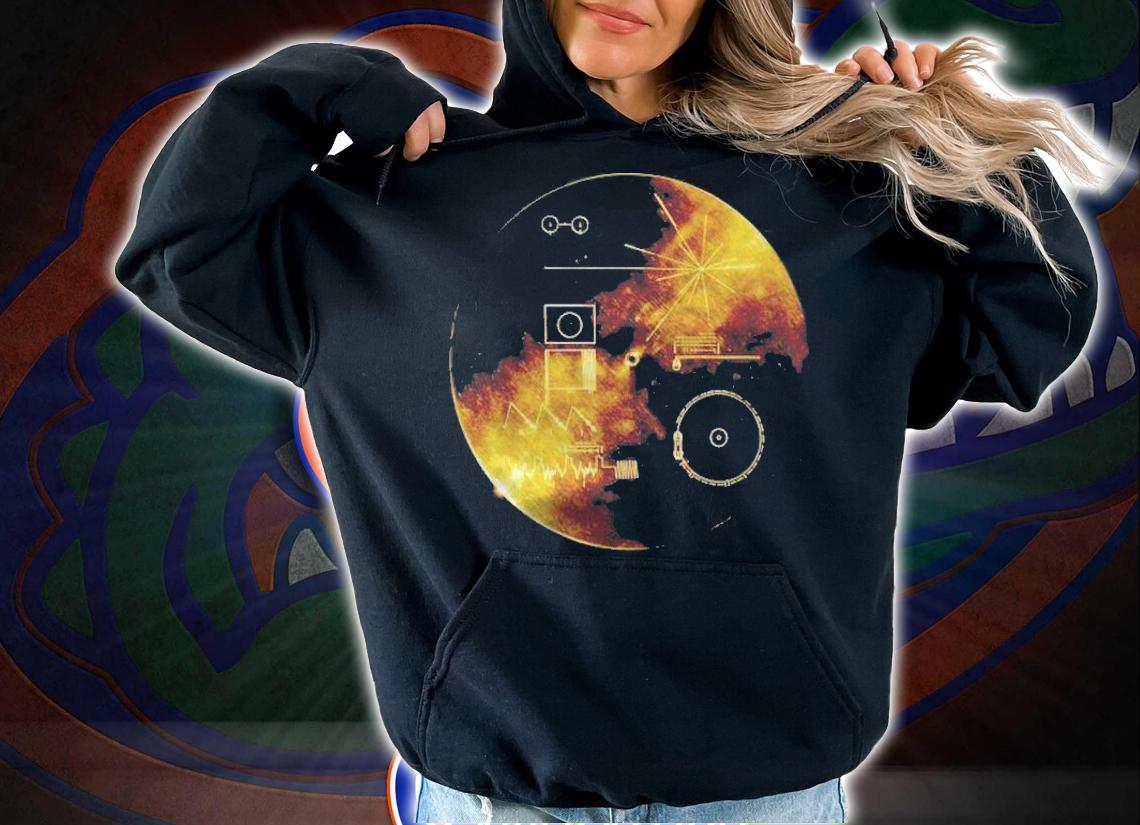 Voyager Golden Record Nasa Voyager Spacecraft Space shirt t-shirt hoodie