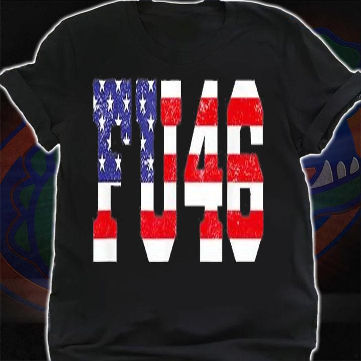 FU46 Very Patriotic Anti Biden Biden Sucks Flag Political T-Shirt t-shirt shirt