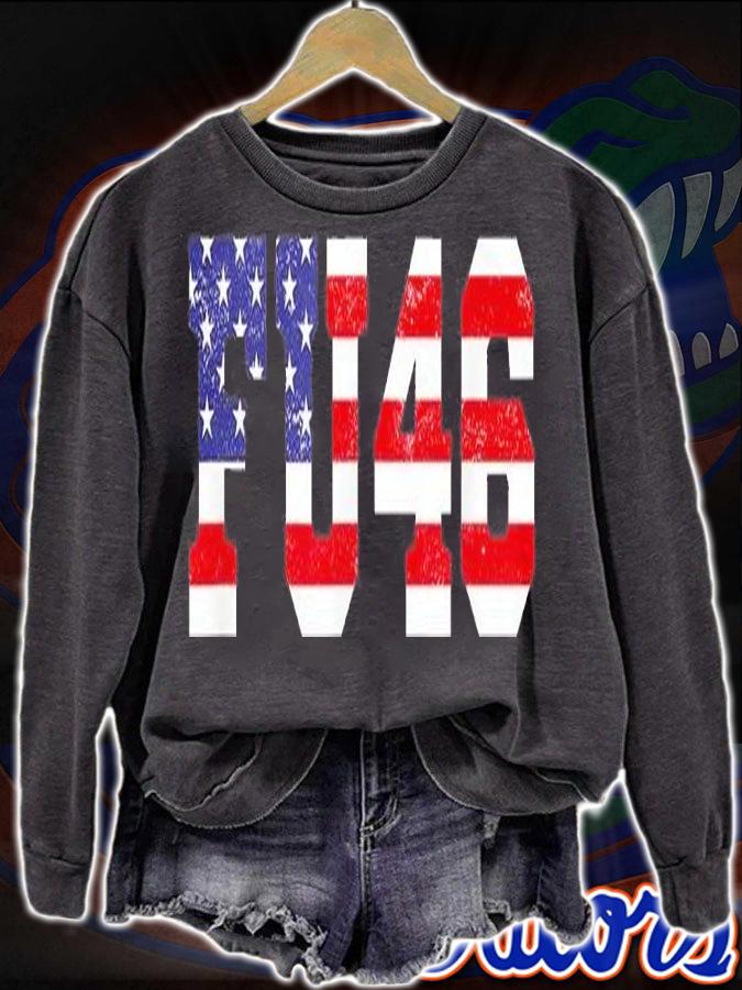 FU46 Very Patriotic Anti Biden Biden Sucks Flag Political T-Shirt t-shirt sweatshirt