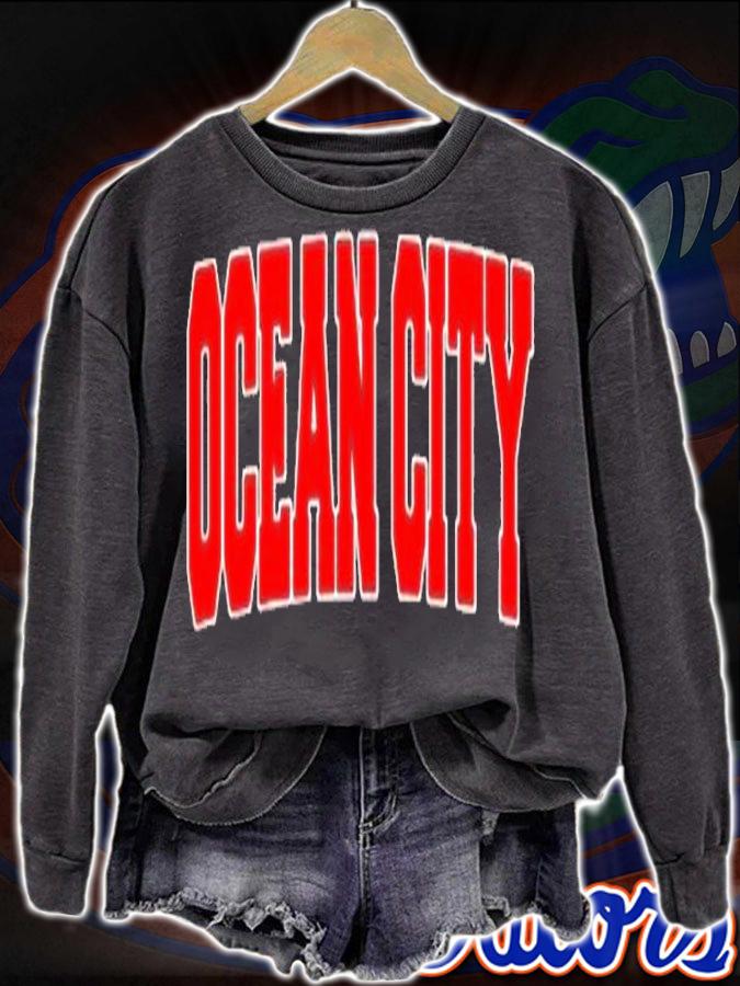 Ocean City Nj New Jersey Varsity Style Usa Vintage Sports T-Shirt t-shirt sweatshirt