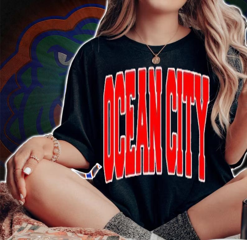 Ocean City Nj New Jersey Varsity Style Usa Vintage Sports T-Shirt t-shirt woman shirt