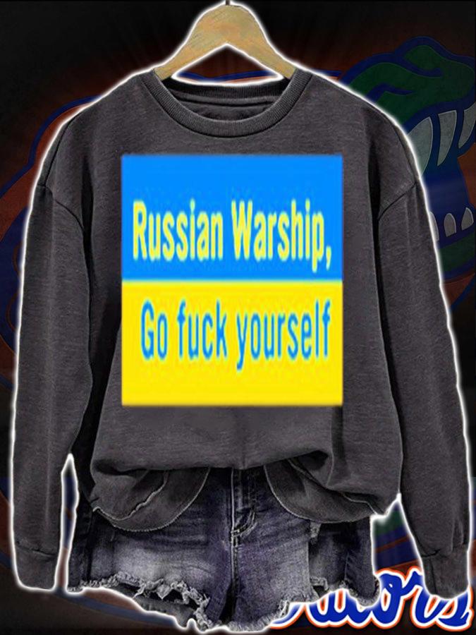 Russian Warship Go Fuck Yourself T-Shirt t-shirt sweatshirt