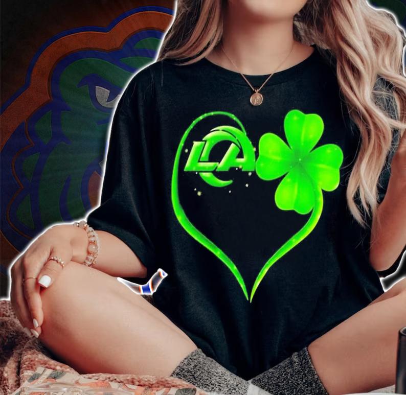 St.Patrick's Day Los Angeles Rams shirt t-shirt