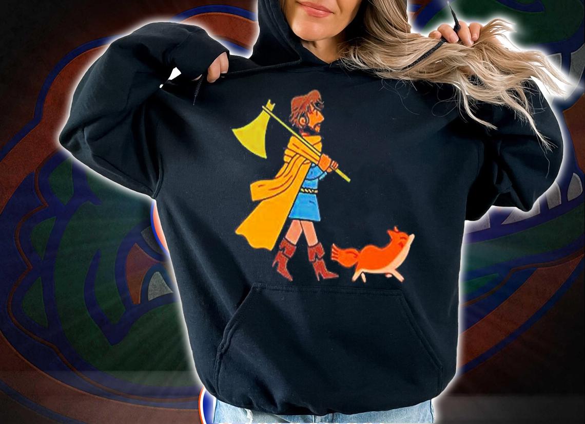 Super Yaki X Beanpolice Knight And Fox T-Shirt t-shirt hoodie