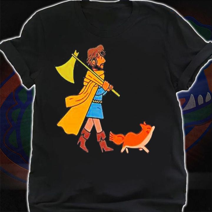 Super Yaki X Beanpolice Knight And Fox T-Shirt t-shirt shirt
