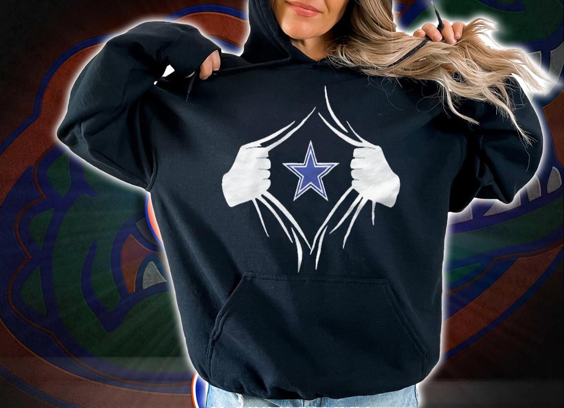 Dallas Cowboys Superman logo T-shirt