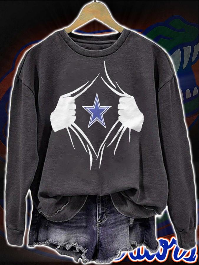 Dallas Cowboys Superman logo T-shirt