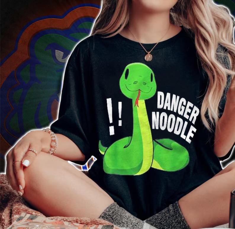 Dangerous Snake Danger Noodle Animal Lover T-shirt woman shirt