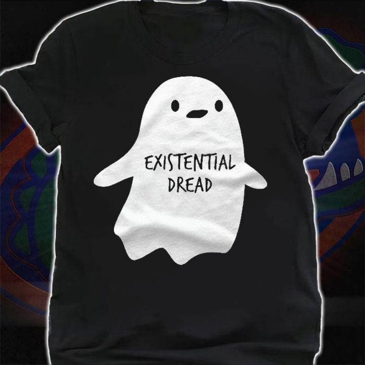 Halloween Funny Existential Dread Ghost Shirt shirt