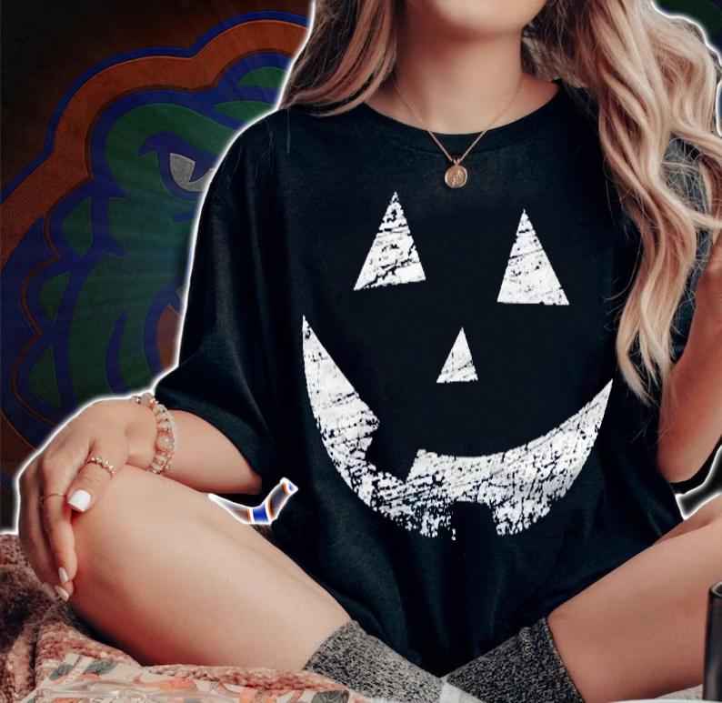Halloween Funny Gift  Jack O Lantern shirt woman shirt