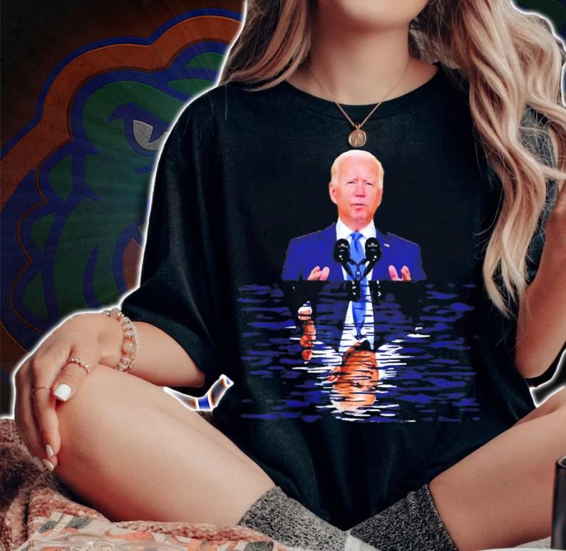Joe Biden Water Mirror Reflection Barack Obama Shirt woman shirt