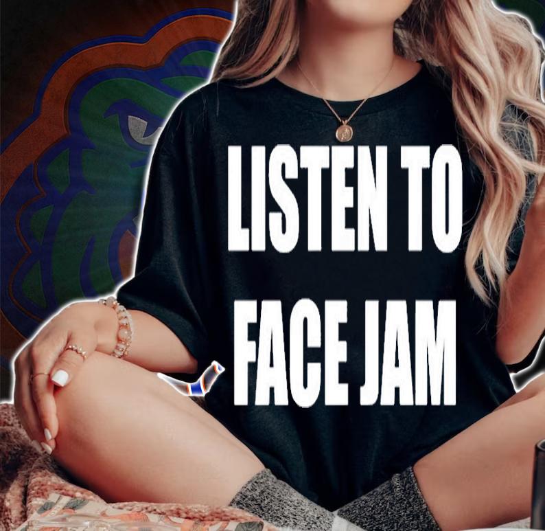 Listen To Face Jam T-Shirt woman shirt