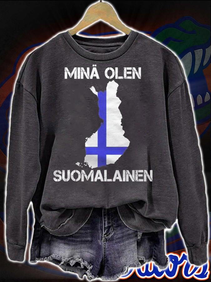 Made In Finland Flag Shirt Finnish Roots Suomi Gifts Shirt sweatshirt
