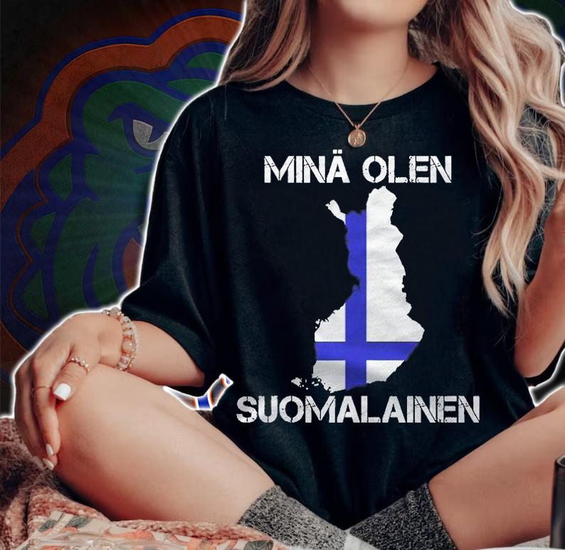 Made In Finland Flag Shirt Finnish Roots Suomi Gifts Shirt woman shirt