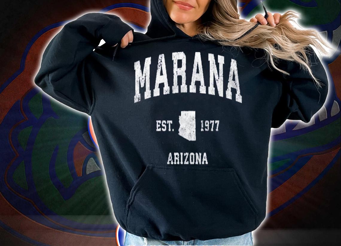 Marana Arizona Az Vintage Athletic Sports Design Shirt