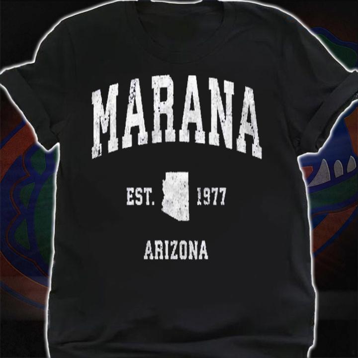 Marana Arizona Az Vintage Athletic Sports Design Shirt