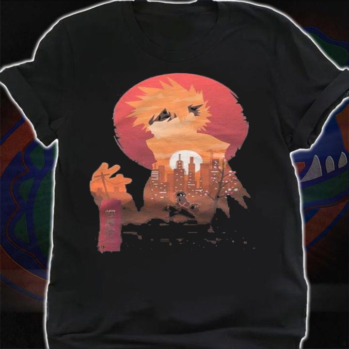 My Hero Academia Bakugo Katsuki cherry blossom Japanese style T-shirt shirt