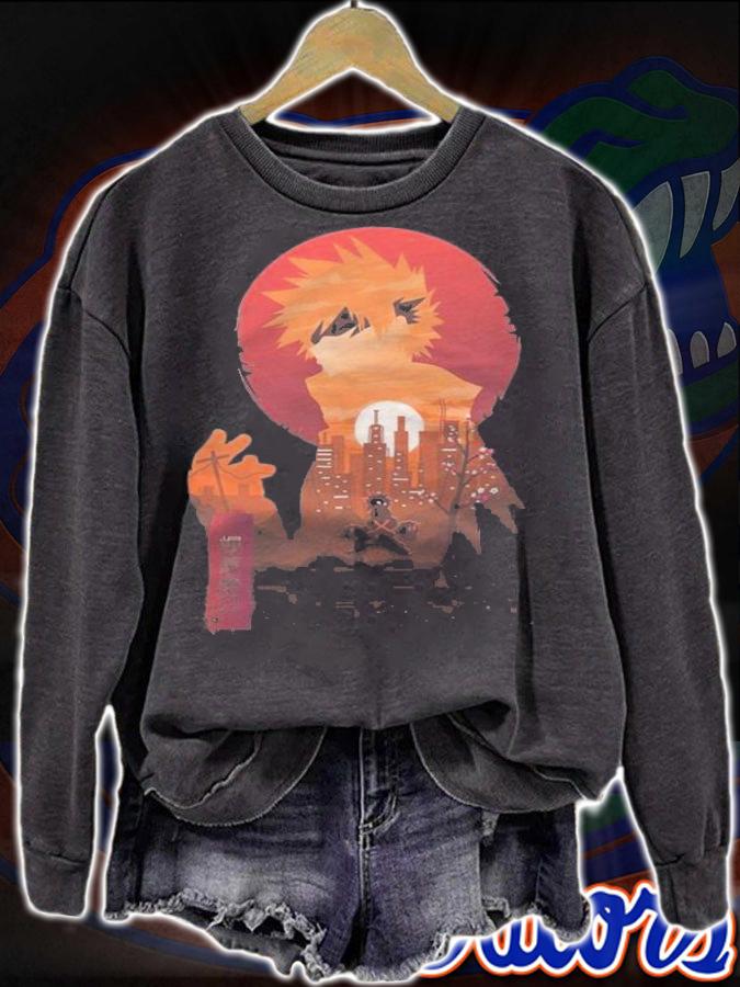 My Hero Academia Bakugo Katsuki cherry blossom Japanese style T-shirt sweatshirt