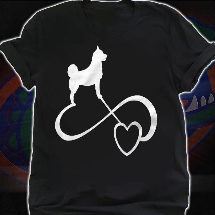 Norwegian Elkhound Gift Dog Lover Dog Endless Love Heart Shirt