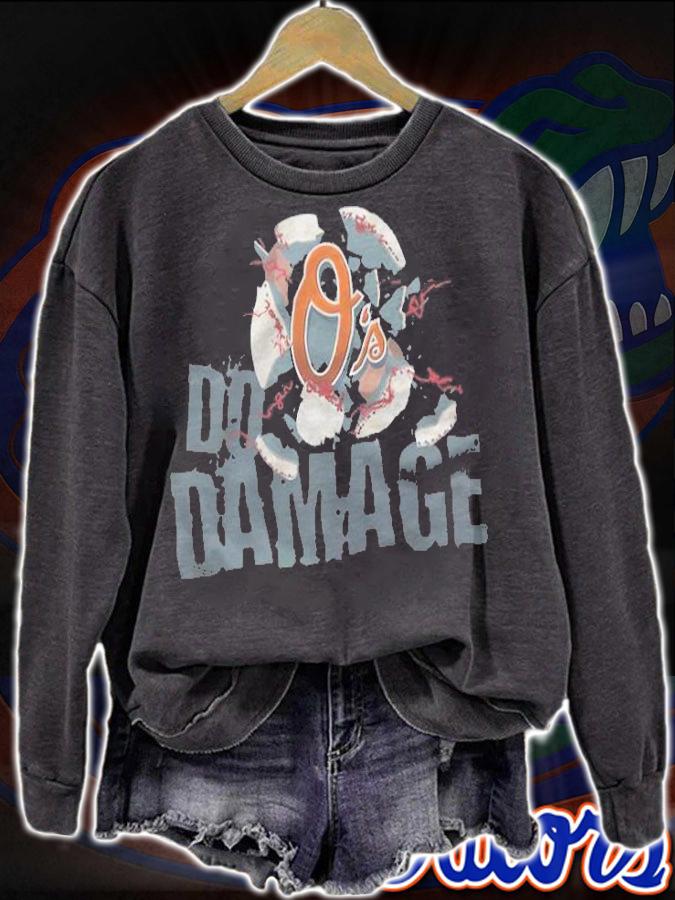 Orioles Do Damage T-shirt sweatshirt