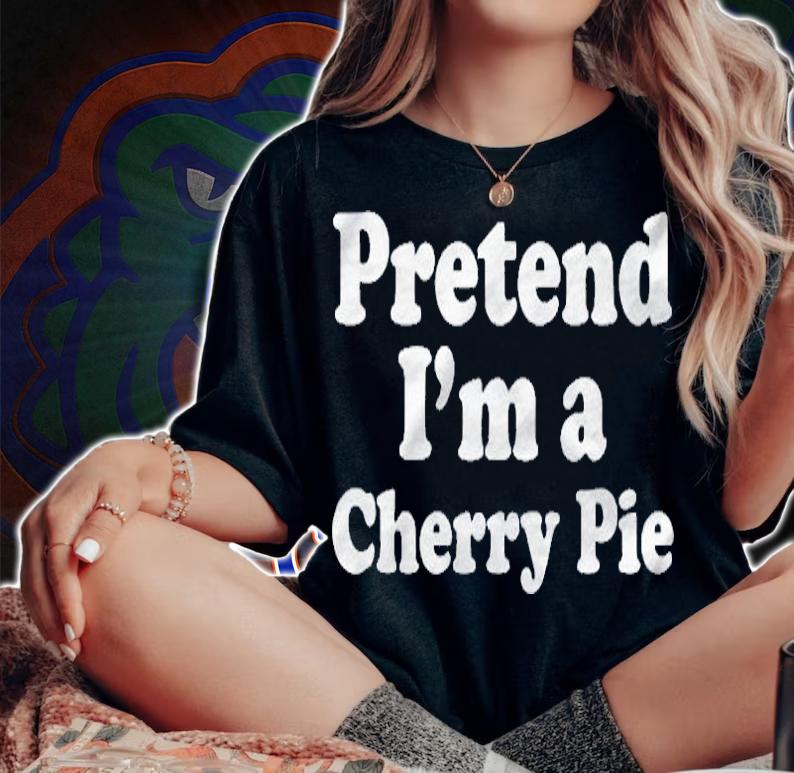 Pretend Im A Cherry Pie Funny Lazy Easy Halloween Costume Shirt woman shirt
