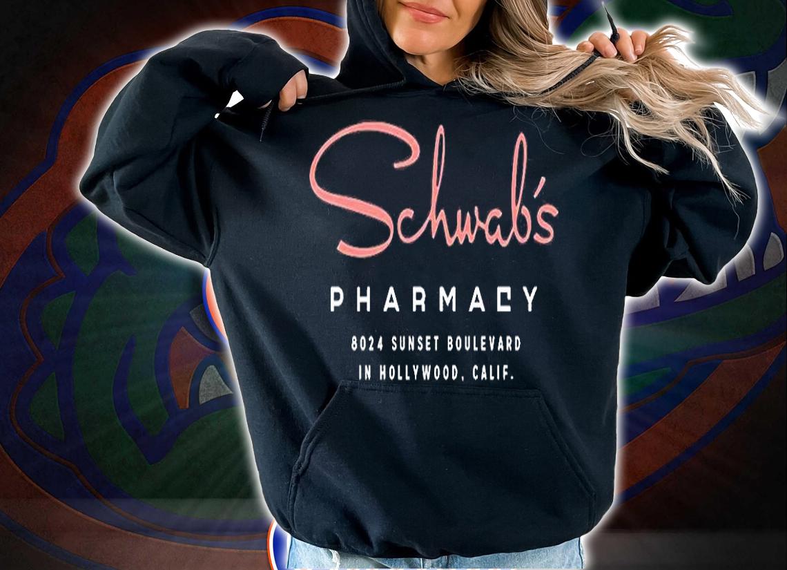 Schwab's Pharmacy Sunset Boulevard In Hollywood T-Shirt