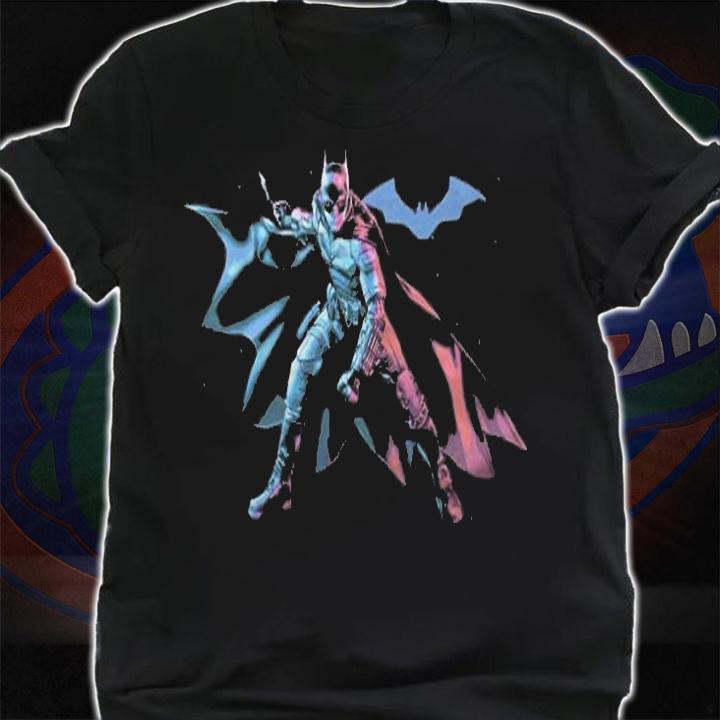 The Batman action fight T-shirt shirt