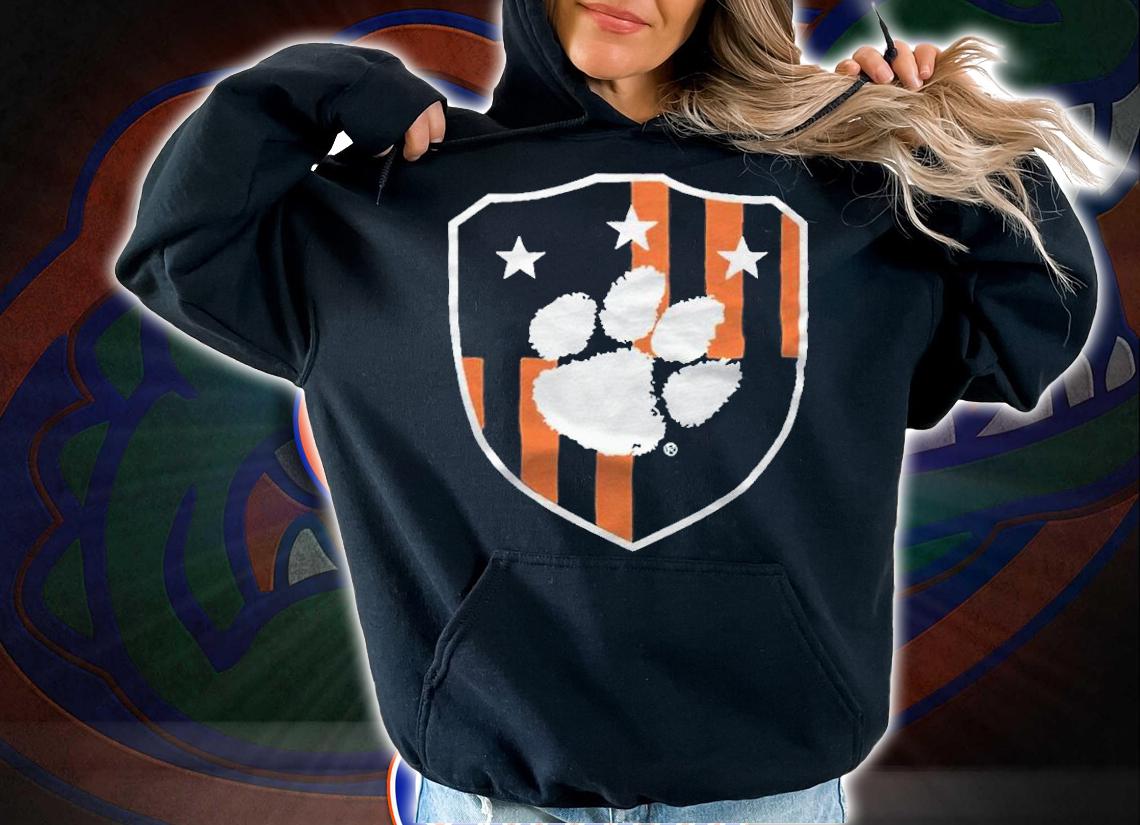 Clemson United Three Stars logo T-shirt