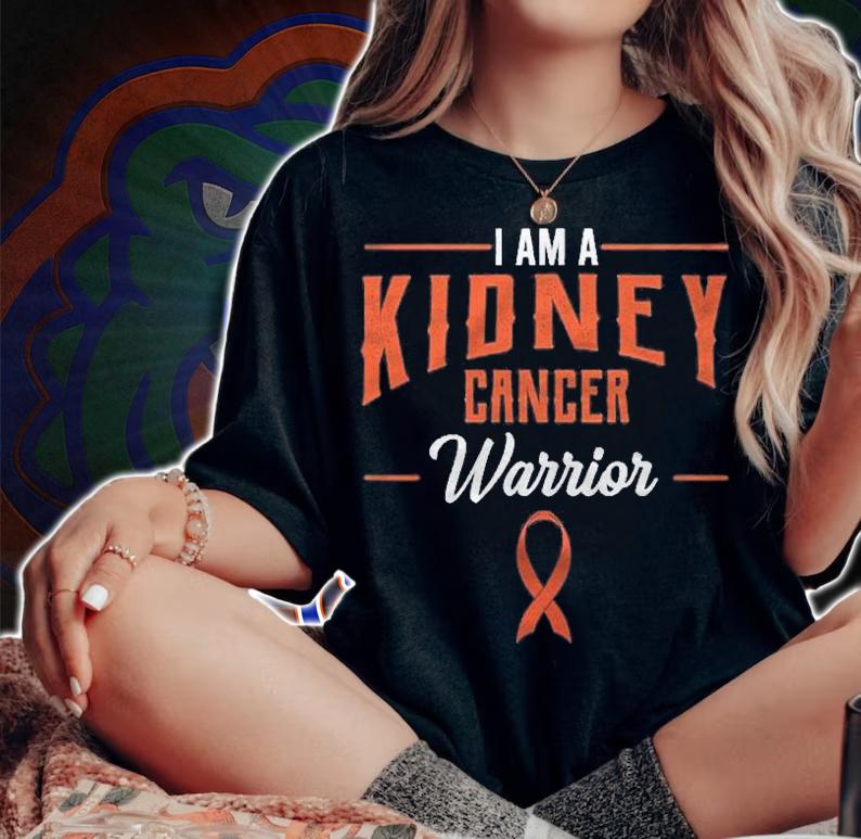 Kidney Cancer Awareness Supporter Gift shirt woman shirt