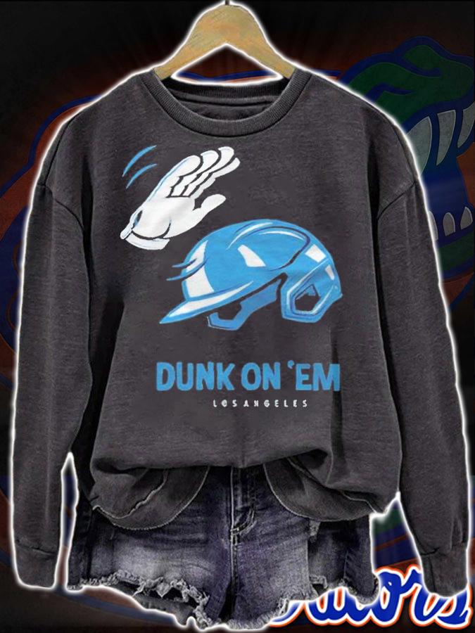 Los Angeles Dodgers Dunk On 'Em T-shirt