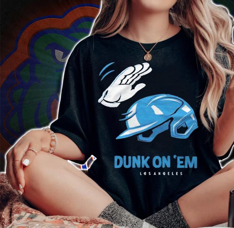 Los Angeles Dodgers Dunk On 'Em T-shirt