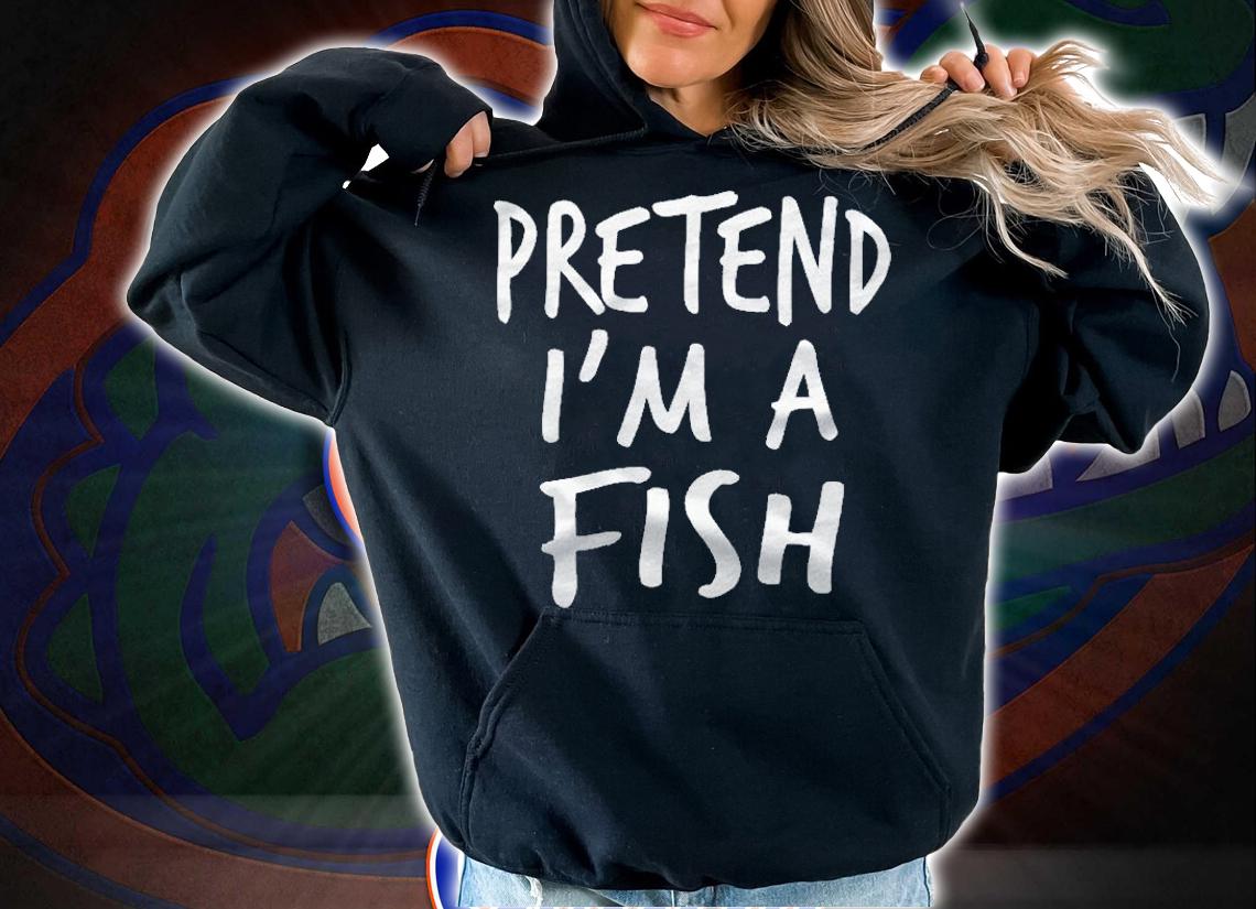 Pretend I Am A Fish Halloween Costume Toddler Kids Fish Shirt hoodie