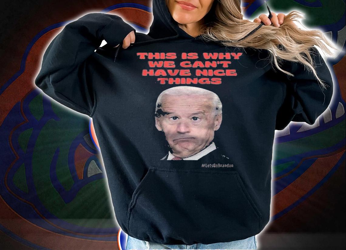 This Is Why We Can't Have Nice Things Joe Biden T-Shirt
