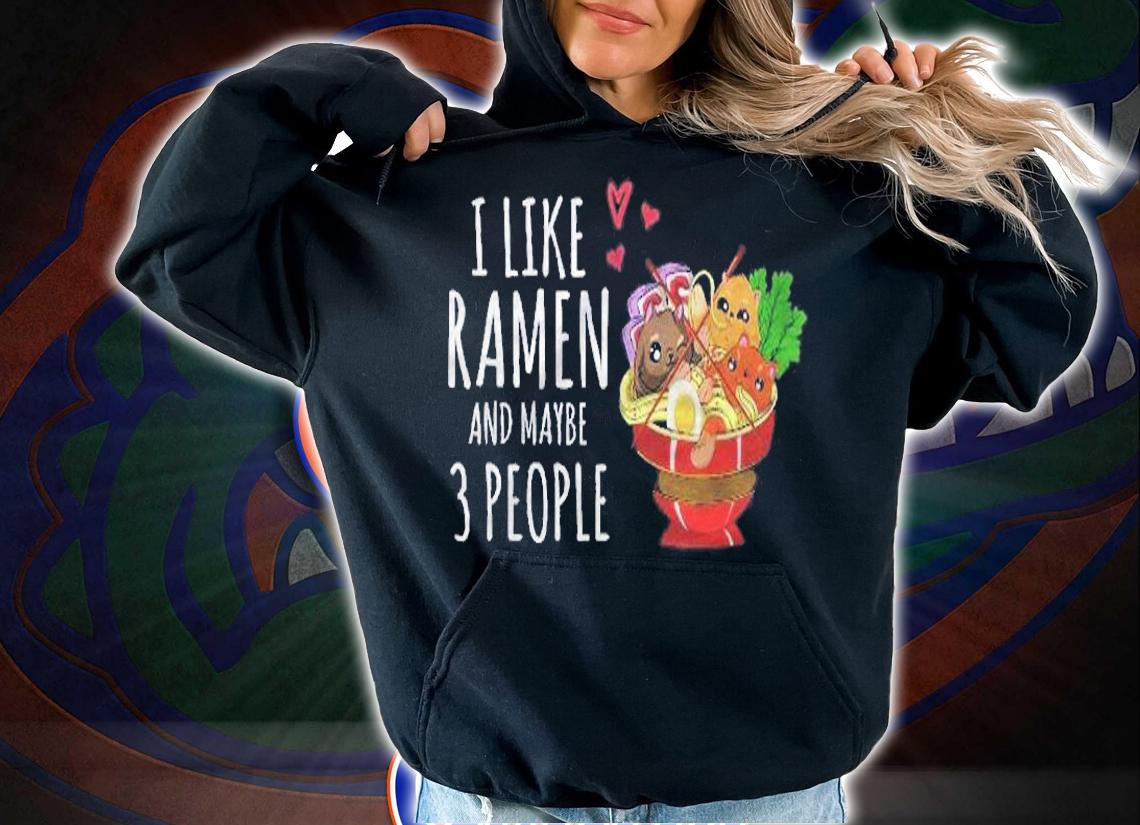 Kawaii Japanese Noodle Cute Anime Cat Gift Bowl Of Ramen Shirt hoodie