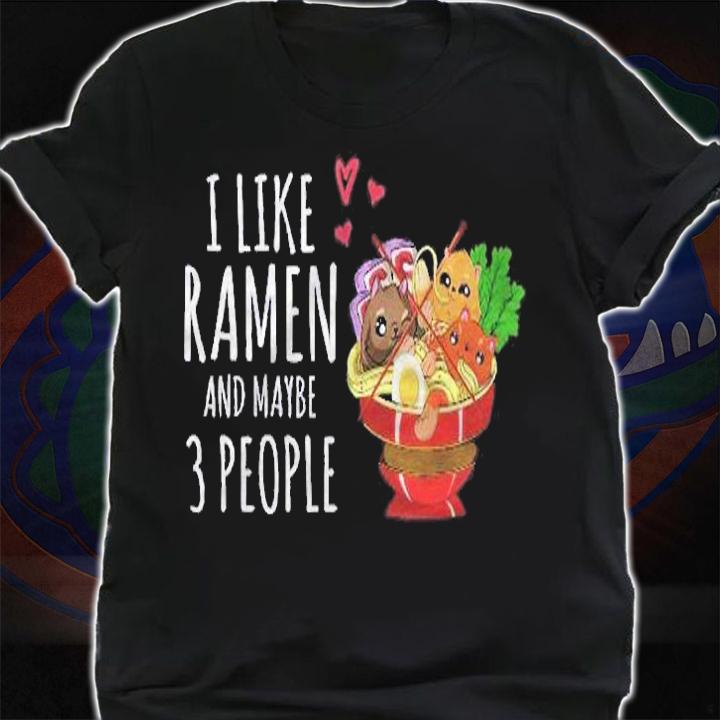 Kawaii Japanese Noodle Cute Anime Cat Gift Bowl Of Ramen Shirt shirt