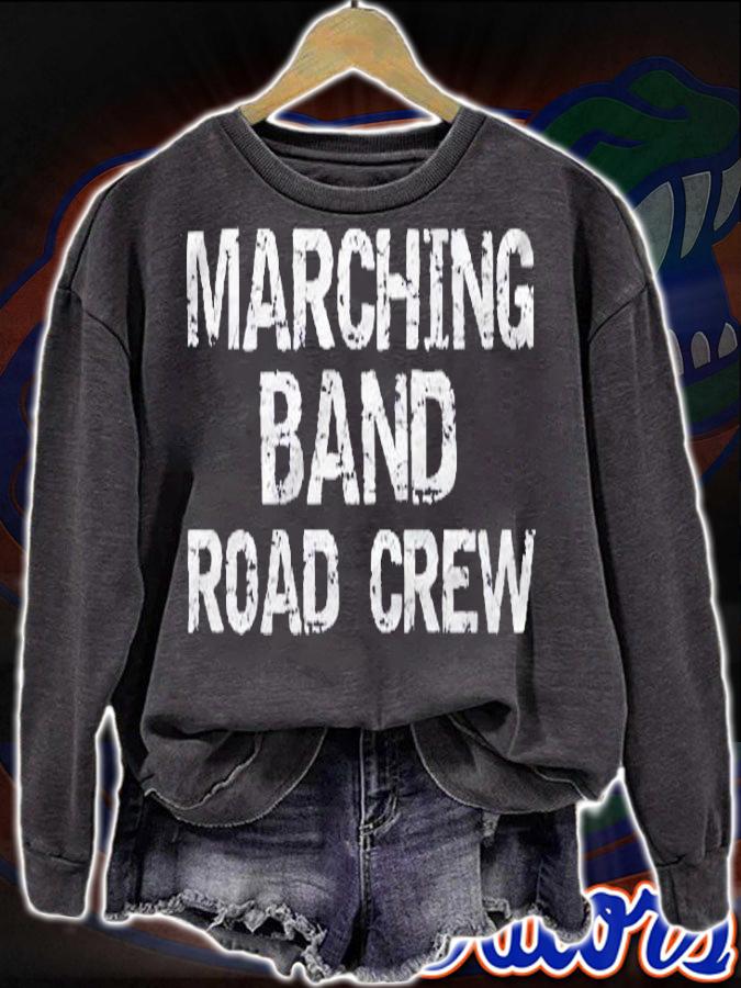 Matching Marching Band Gifts Marching Band Road Crew t-shirt sweatshirt