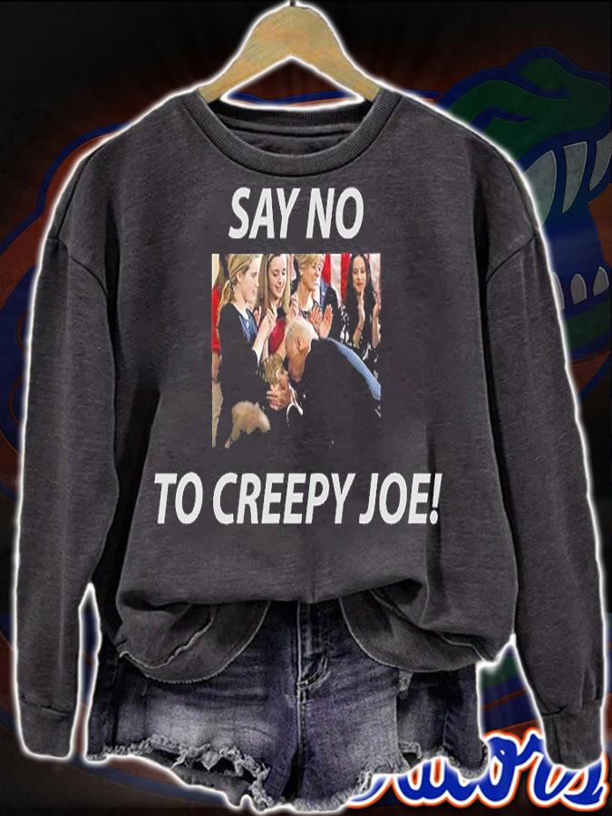 Say No To Creepy Joe Biden T-Shirt