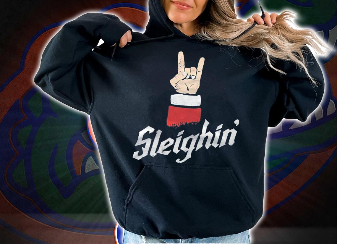 Sleighin' Santa Claus Christmas shirt